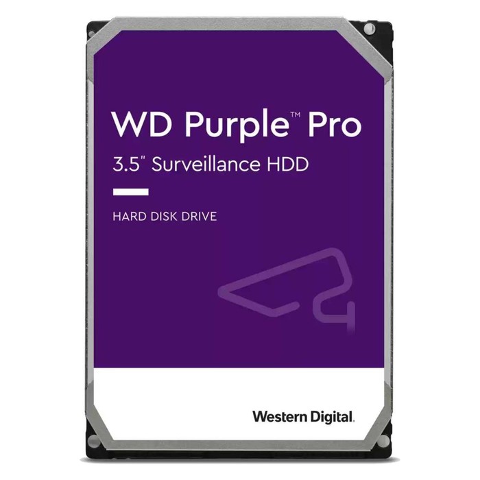 Жесткий диск WD SATA-III 18TB WD181PURP Surveillance Purple Pro (7200rpm) 512Mb 3.5 жесткий диск wd sata iii 18tb 0f38459 wuh721818ale6l4 server ultrastar dc hc550 7200rpm 5 103395