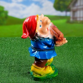 

Садовая фигура "Гном с дровами" 15х20х34см