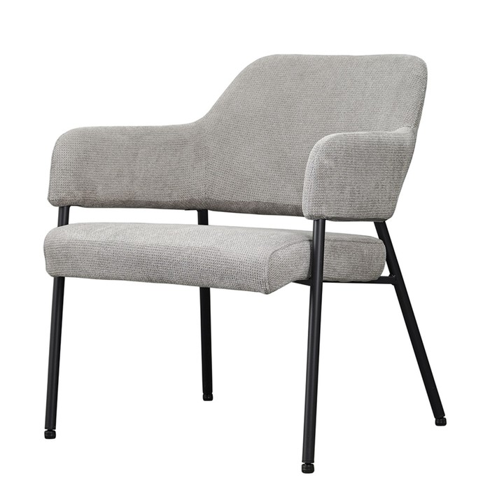 Кресло Wendy, 640×685×740 мм, фактурный шенилл, цвет серый кресло для персонала classic ex 685