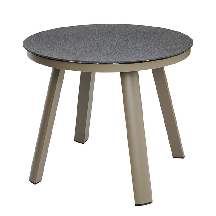 Стол обеденный Leif, 900×900×750 мм, цвет серо-бежевый