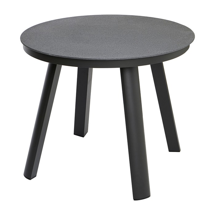 Стол обеденный Leif, 900×900×750 мм, цвет тёмно-серый стол обеденный морган 900×900×756 мм цвет графит дуб янтарный