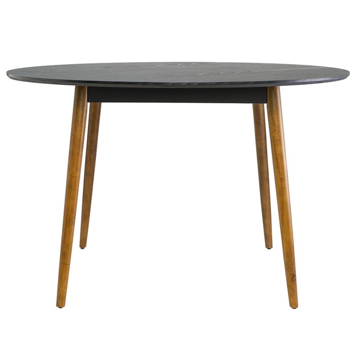 Стол обеденный Matyo, 1200×1200×760 мм, цвет чёрный обеденный стол бостон 1200 × 700 × 754 мм цвет чёрный муар кофе