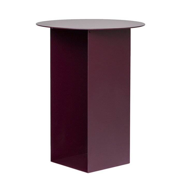 Столик журнальный Silje, 380×380×500 мм, цвет сливовый столик журнальный mayen frosted 500×410×530 мм цвет чёрный