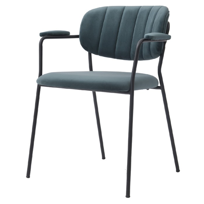 Стул Eirill, 430×590×770 мм, велюр, цвет зелёный стул eirill 560×495×770 мм велюр цвет розовый