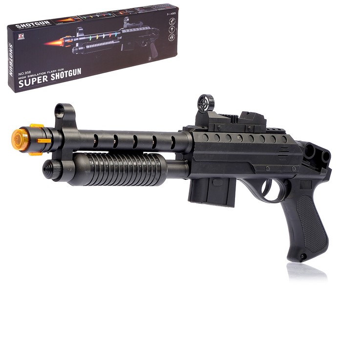 Ружье "Дробовик", световые и звуковые эффекты, работает от батареек