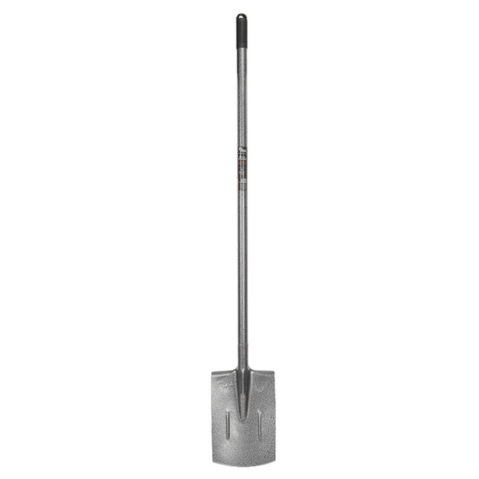 Лопата штыковая, прямоугольная, L = 150 см, из рельсовой стали, металлический черенок, «Урожайная сотка» цена и фото