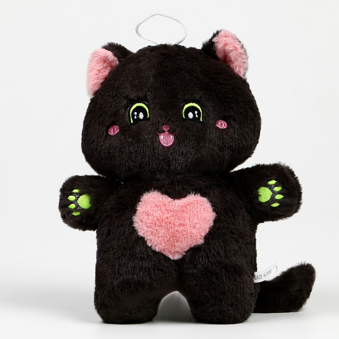 

Мягкая игрушка «Кот», 24 см, цвет чёрный