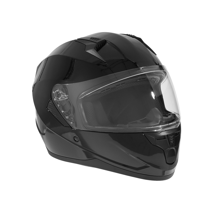 Шлем интеграл с двумя визорами, размер L (59-60), модель BLD-M67E, черный глянцевый шлем head rachel spare lens с двумя визорами white 20 21 m l