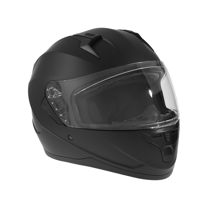 Шлем интеграл с двумя визорами, размер L (59-60), модель BLD-M67E, черный матовый шлем head rachel spare lens с двумя визорами white 20 21 m l