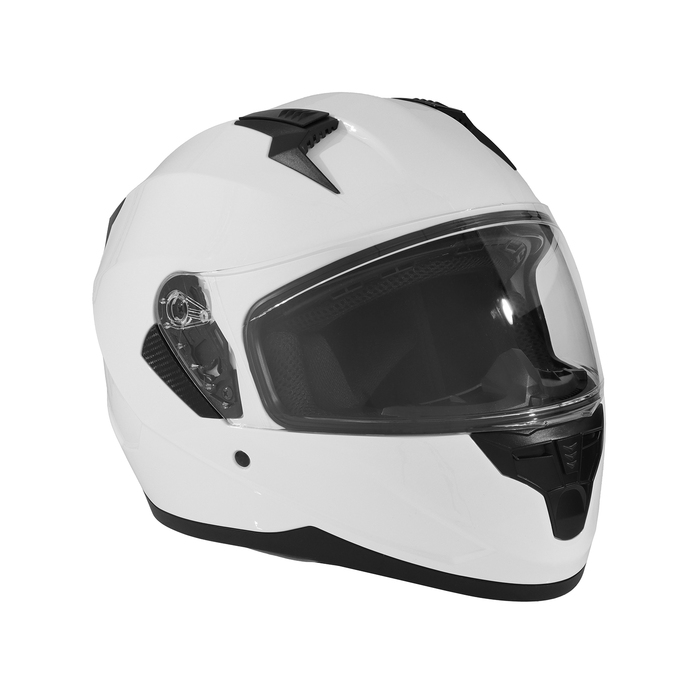 Шлем интеграл с двумя визорами, размер L (59-60), модель BLD-M67E, белый глянцевый шлем head rachel spare lens с двумя визорами white 20 21 m l