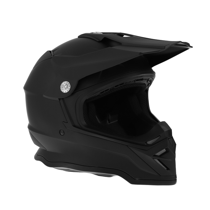 Шлем кроссовый, размер XXL (61), модель - BLD-819-7, черный матовый