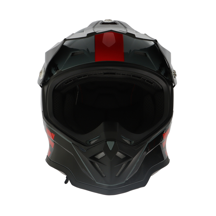 фото Шлем кроссовый, размер xxl, модель - bld-819-7, черно-красный