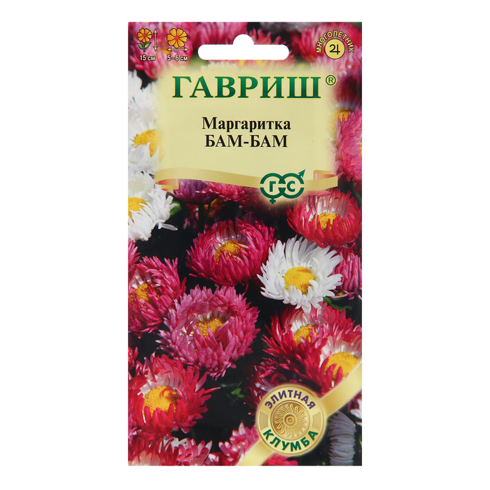 

Семена Маргаритка "Бам-бам", 7 шт.