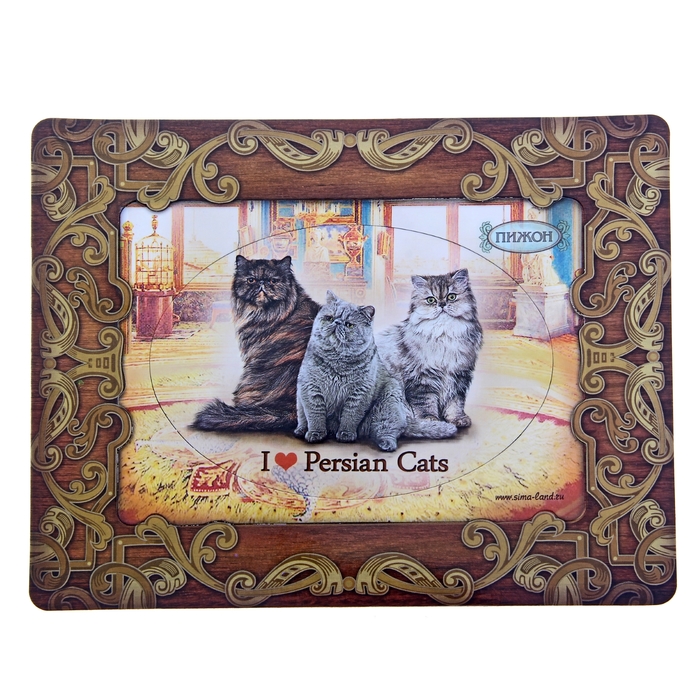 Фоторамка-магнит "I love Persian Cats", серия "Персидская кошка"