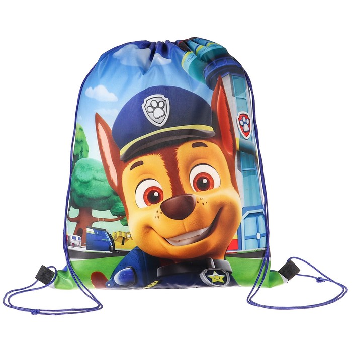 фото Сумка для обуви 420*330 мм, щенячий патруль "гончик" paw patrol