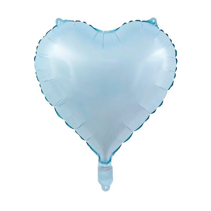 Шар фольгированный 18 «Сердце», мистик голубой