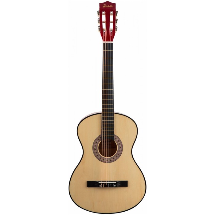 Классическая гитара 7/8 TERRIS TC-3805A NA, цвет натуральный классическая гитара 7 8 terris tc 3805a bk с анкером цвет черный