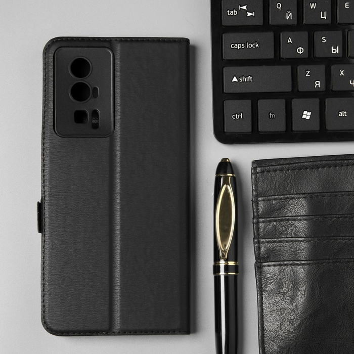 

Чехол BoraSCO Book Case для Xiaomi POCO F5 Pro, черный
