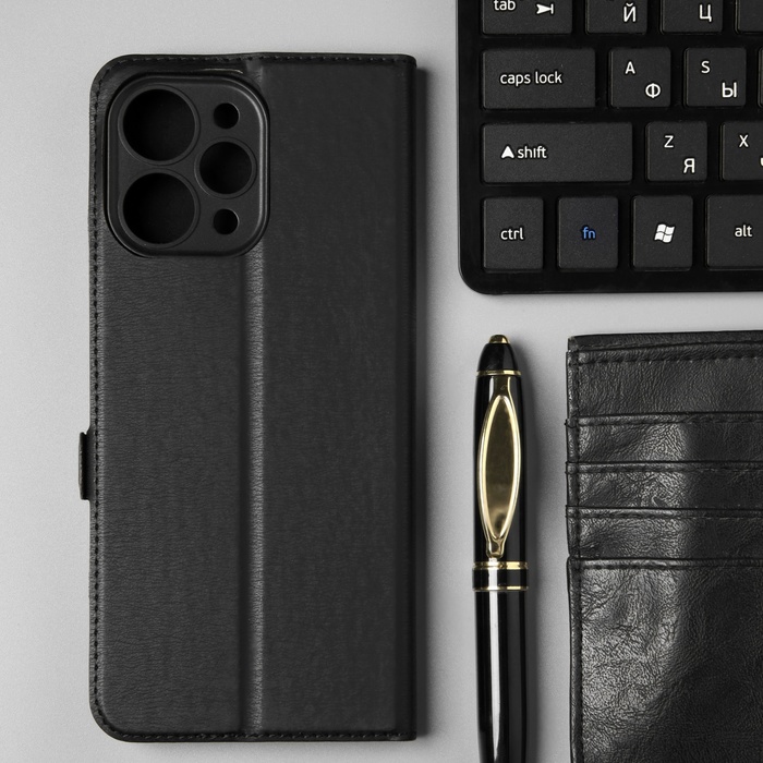 

Чехол BoraSCO Book Case для Xiaomi Redmi 12, черный