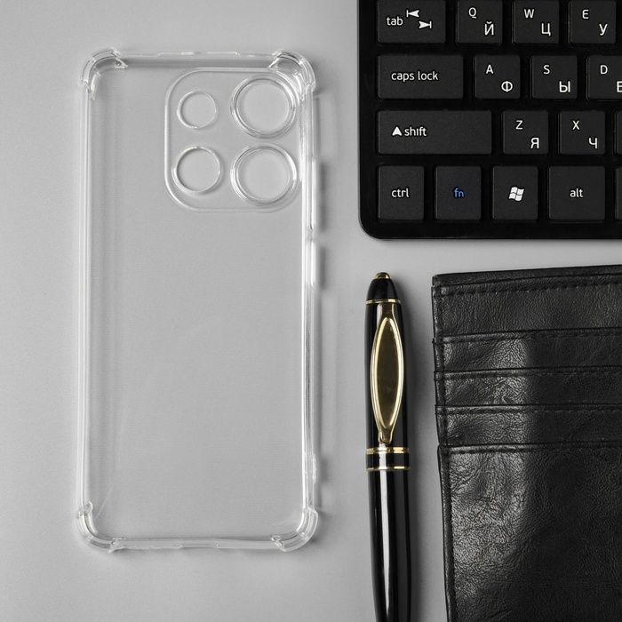 

Чехол BoraSCO Bumper Case для Tecno Spark Go 2023, силиконовый, прозрачный