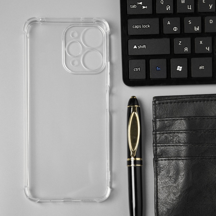 

Чехол BoraSCO Bumper Case для Xiaomi Redmi 12, силиконовый, прозрачный