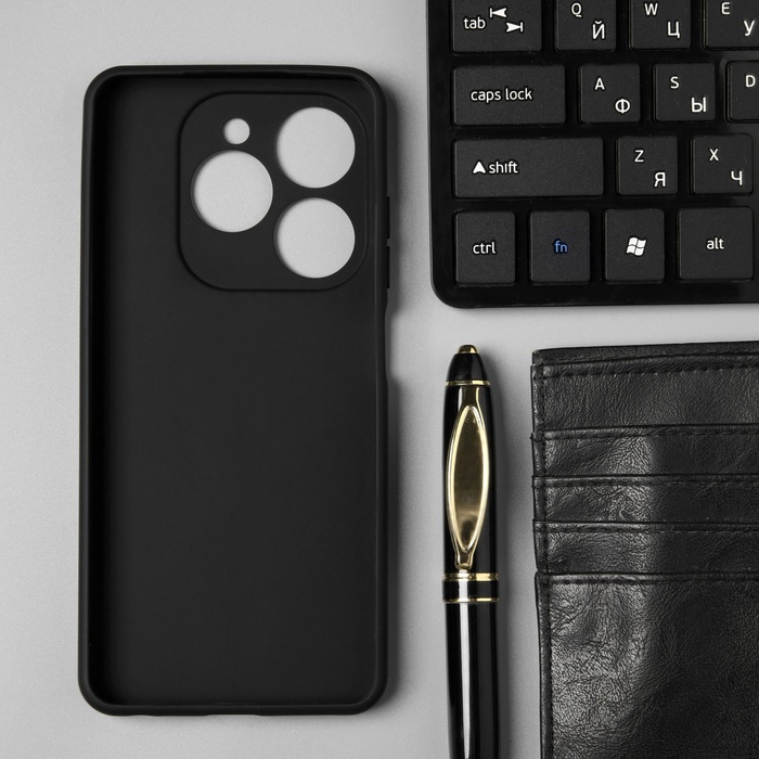 

Чехол BoraSCO матовый для Tecno Spark 20, черный