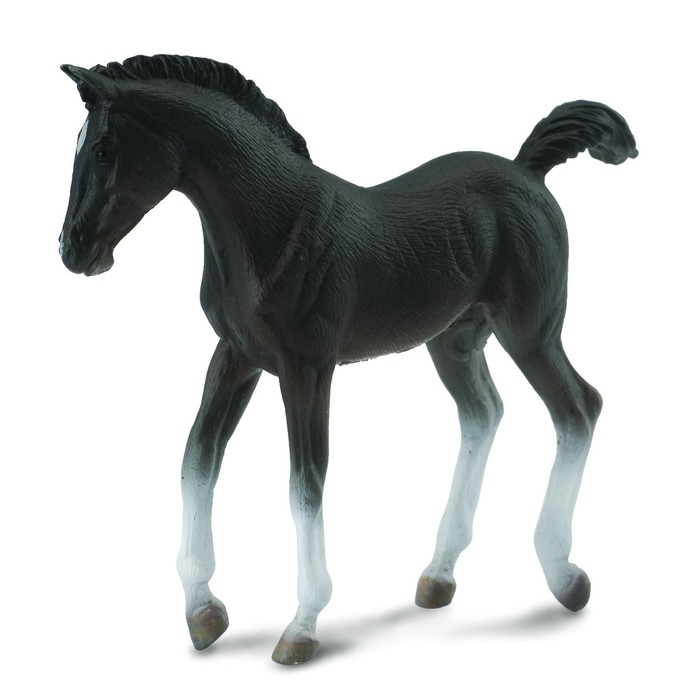 Фигурка Collecta «Жеребёнок Теннессийский», чёрный, размер M фигурка collecta жеребёнок лошади шугарбушский тяжеловоз m 88897b
