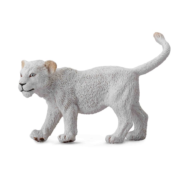 цена Фигурка Collecta «Гуляющий белый львёнок», размер S