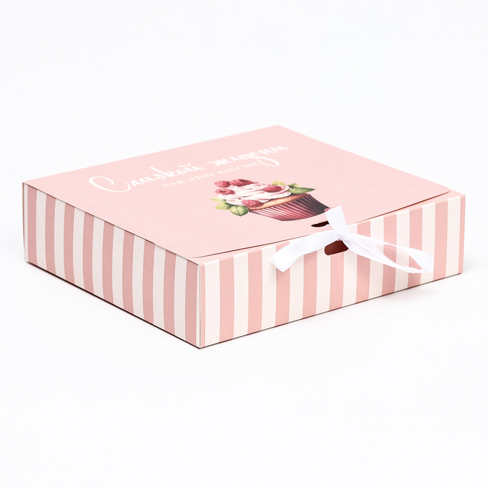 

Коробка складная "Сладкой жизни" 20 х 18 х 5 см