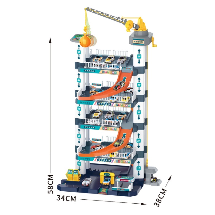 фото Игровой набор «мегапарковка», с лифтом