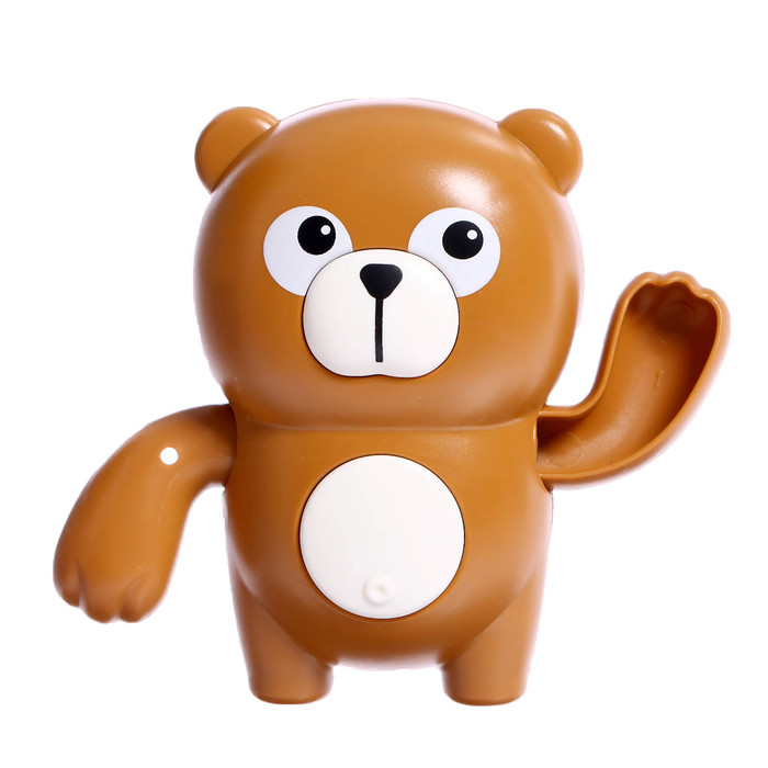 Заводная игрушка водоплавающая «Медвежонок», цвета МИКС market space игрушка заводная сова цвета микс