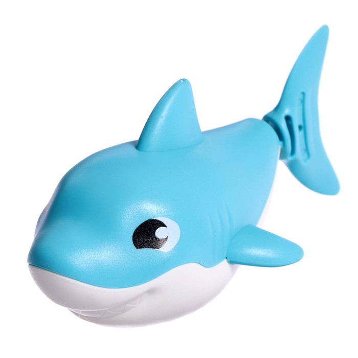 Заводная игрушка водоплавающая «Акулёнок», цвета МИКС market space игрушка заводная сова цвета микс