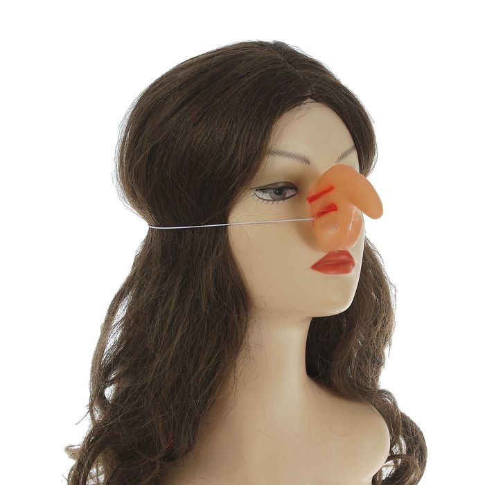 Нос на резинке острый