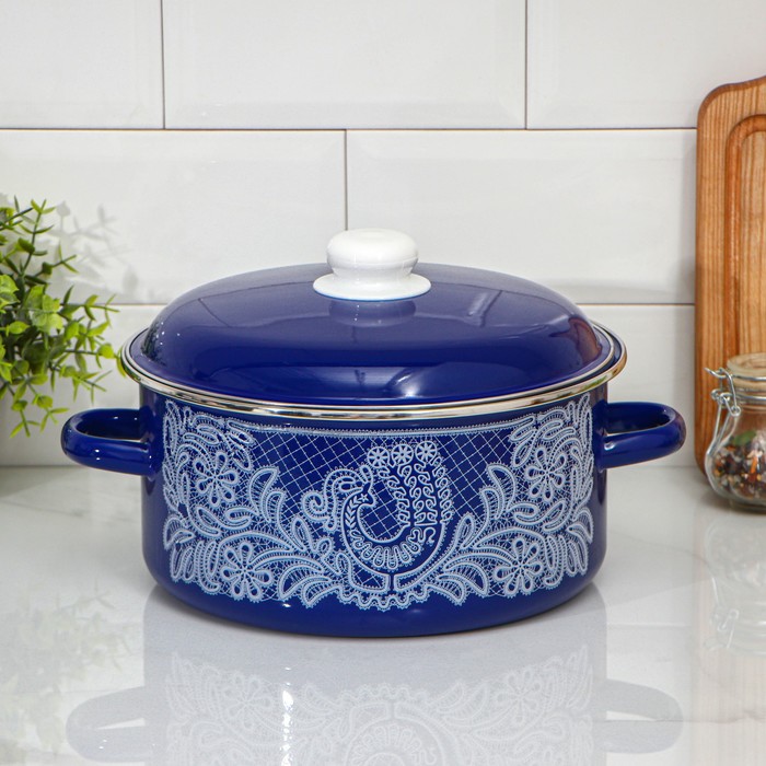 Кастрюля 5 л "Вологодское кружево"