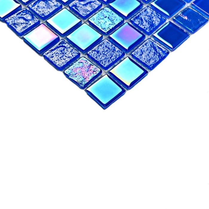 Мозаика стеклянная Bonaparte Bondi dark blue-25, 300x300x4 мм