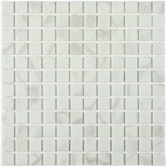 

Мозаика стеклянная Bonaparte Mia white (matt), 300x300x4 мм