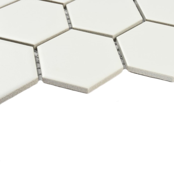 Мозаика керамогранитная Bonaparte Nakama white, 325x281x6 мм