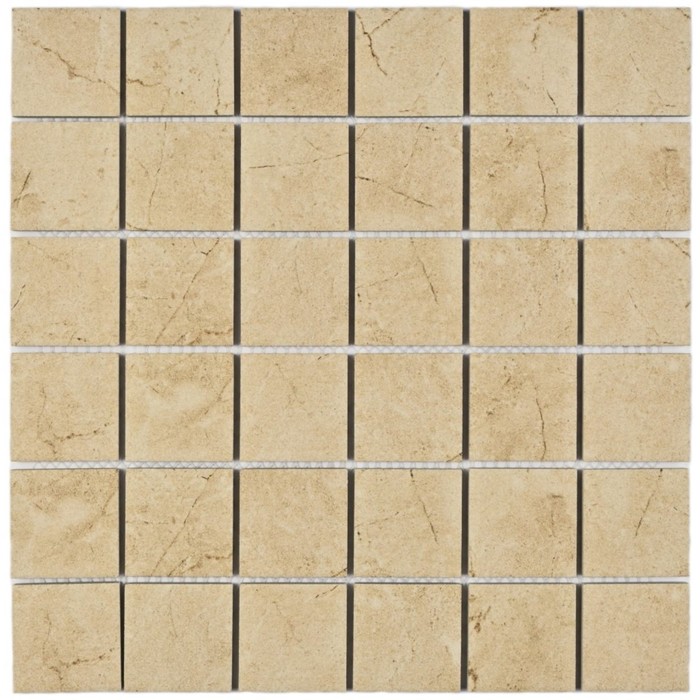 Мозаика керамогранитная Bonaparte Status Beige, 303x303x6 мм