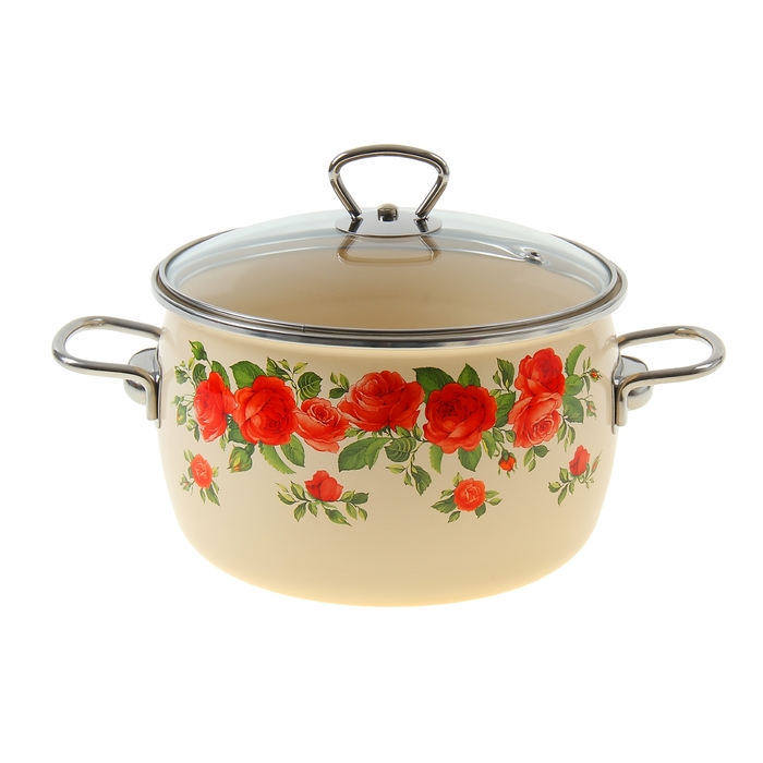 Кастрюля "Роза", 4 л