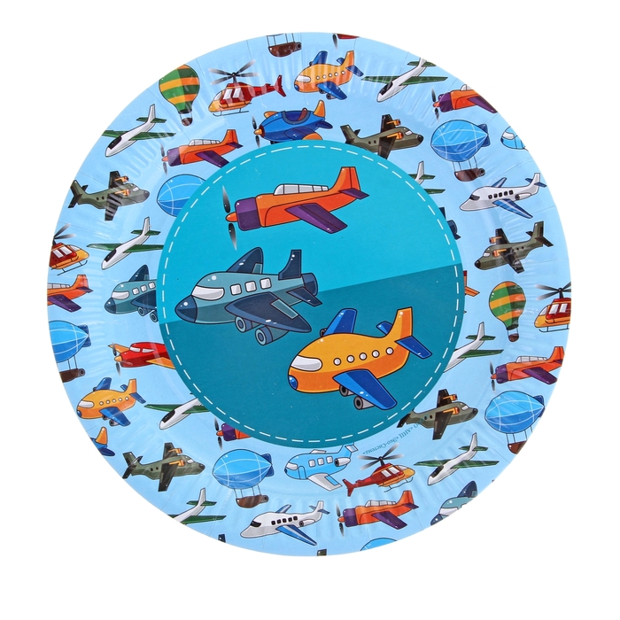 Тарелка с ламинацией "Воздушный десант", 23 см