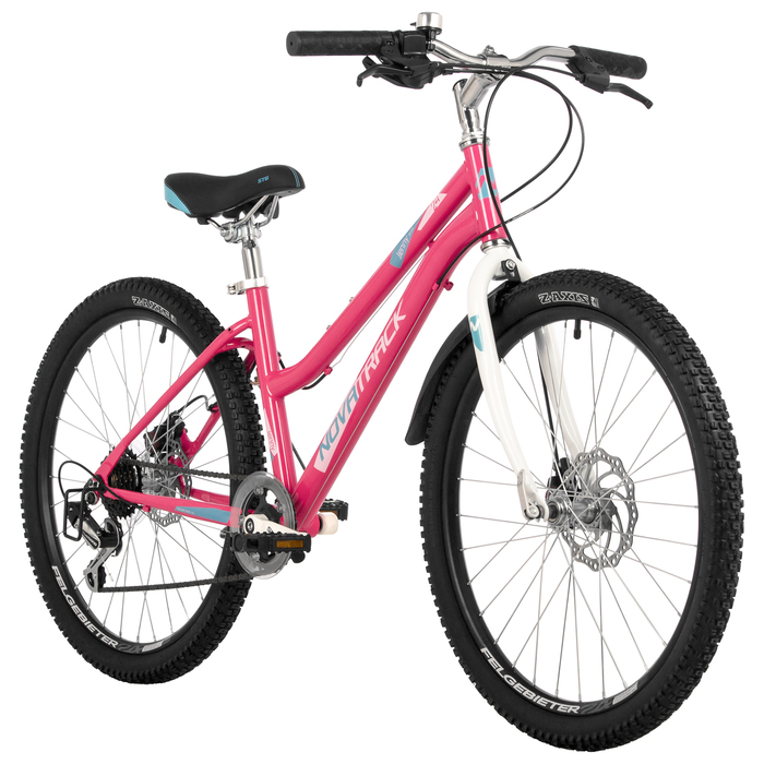 фото Велосипед 24" novatrack jenny, цвет розовый
