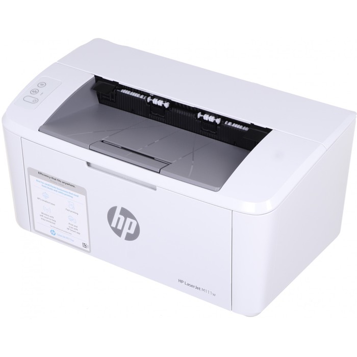 цена Принтер лазерный HP LaserJet M111w (7MD68A) A4 WiFi белый