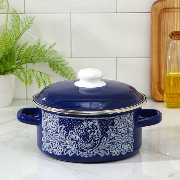 Кастрюля 3 л "Вологодское кружево"