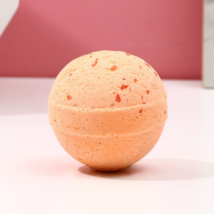 фото Бомбочка для ванны "с 8 марта!", 130 г, сладкий персик чистое счастье