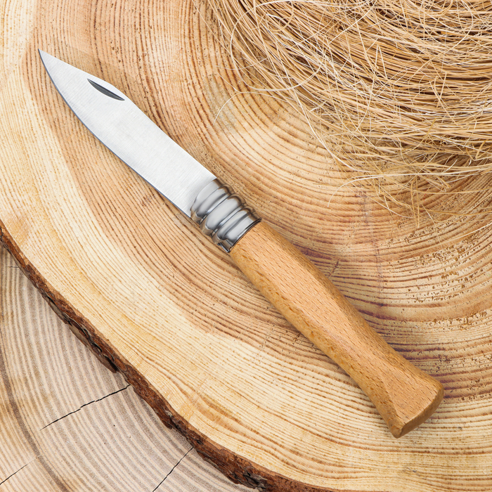 фото Нож складной "мангуст" 19см, клинок 80мм/2мм, рукоять дерево