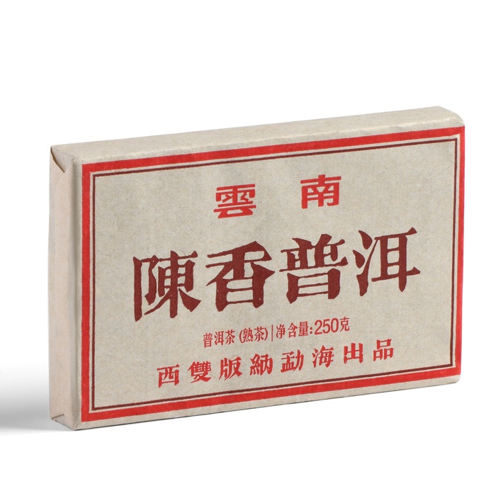 Чай китайский Шу Пуэр Чэньсян, уезд Мэнхай, 2014 год, 250 г