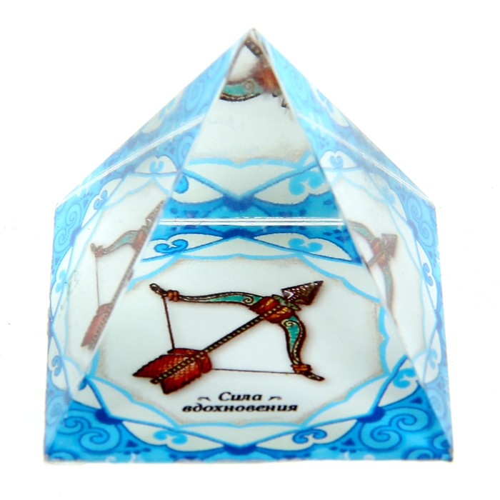 Пирамидка с наклейкой серия Обереги "Сила вдохновения"