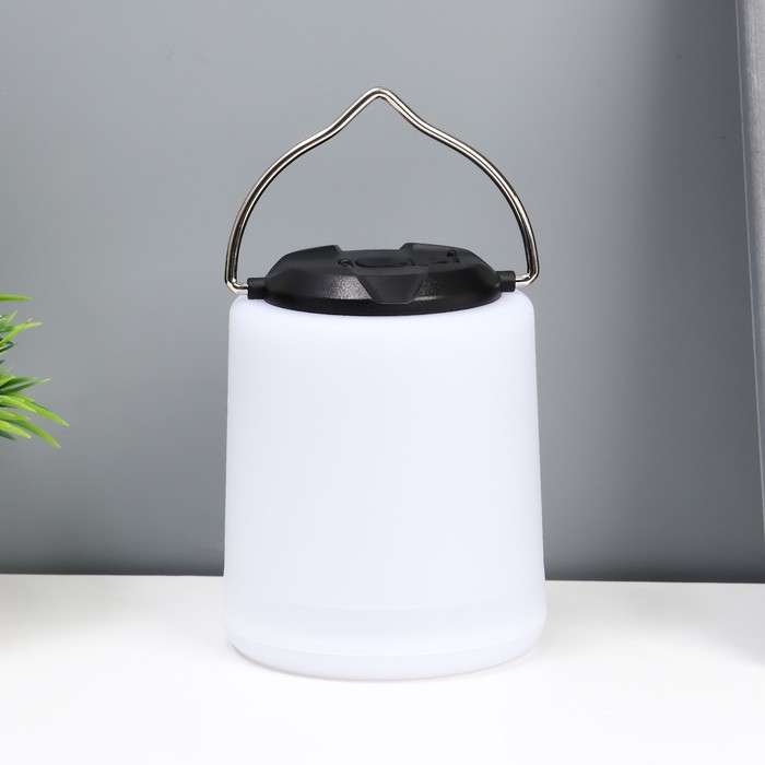 

Ночник "Фулли" LED 4Вт USB АКБ IP65 бело-черный 7,8х7,8х9,5 см RISALUX