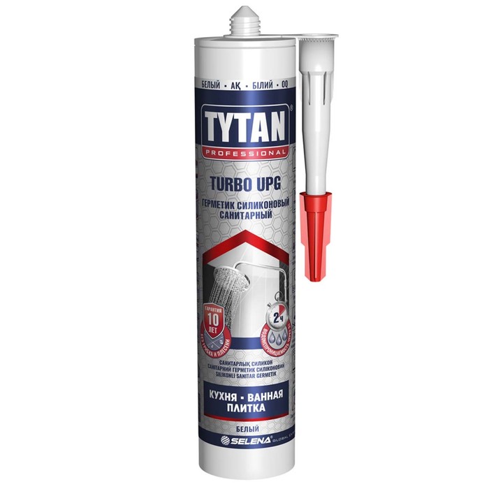 

Герметик TYTAN UPG TURBO, силиконовый, санитарный, белый, 280 мл