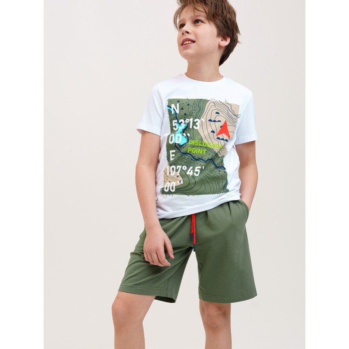Комплект для мальчиков: футболка, шорты, рост 140 см